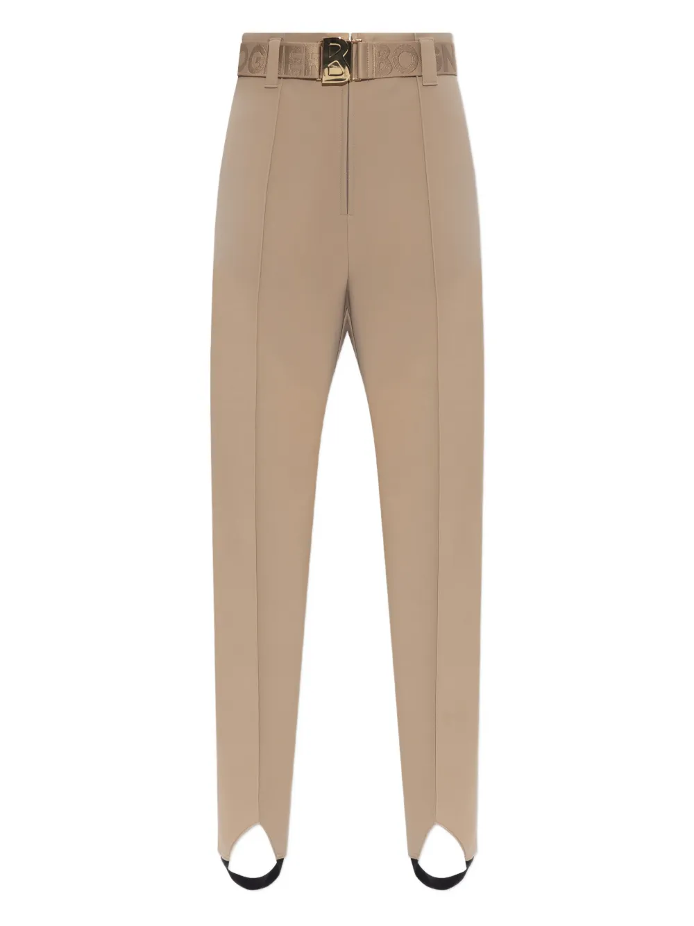 Bogner Belted Ski Trousers In Neutral