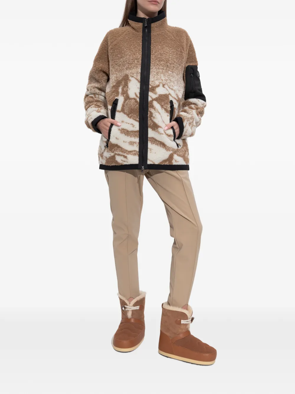Bogner Belted Ski Trousers In Neutral