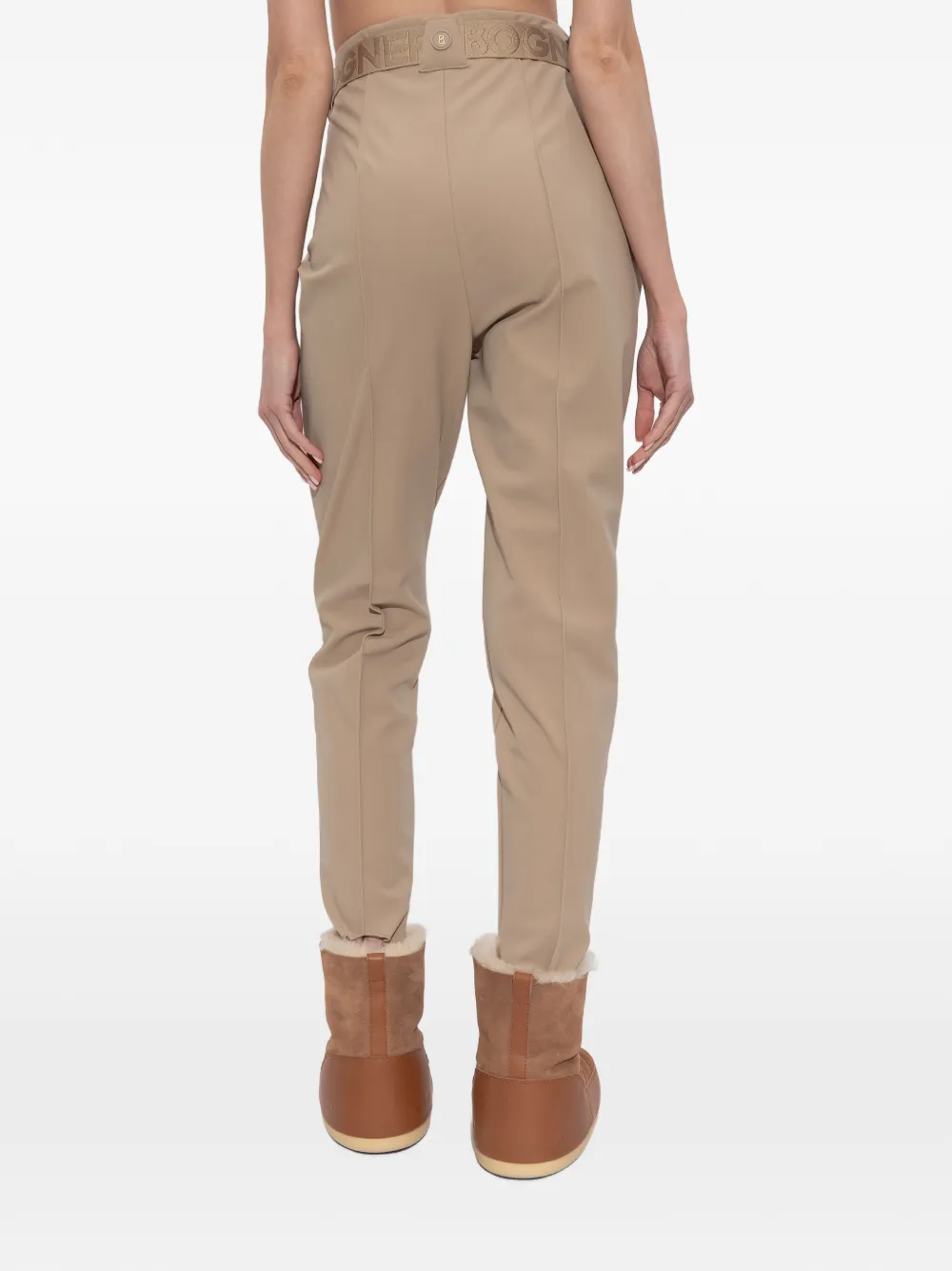 Bogner Belted Ski Trousers In Neutral