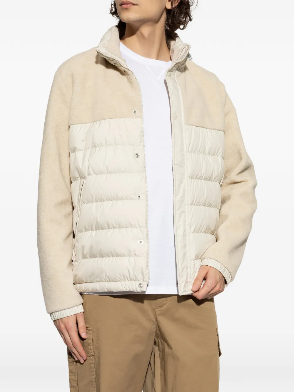 Moncler Mistral gewatteerd jack Beige