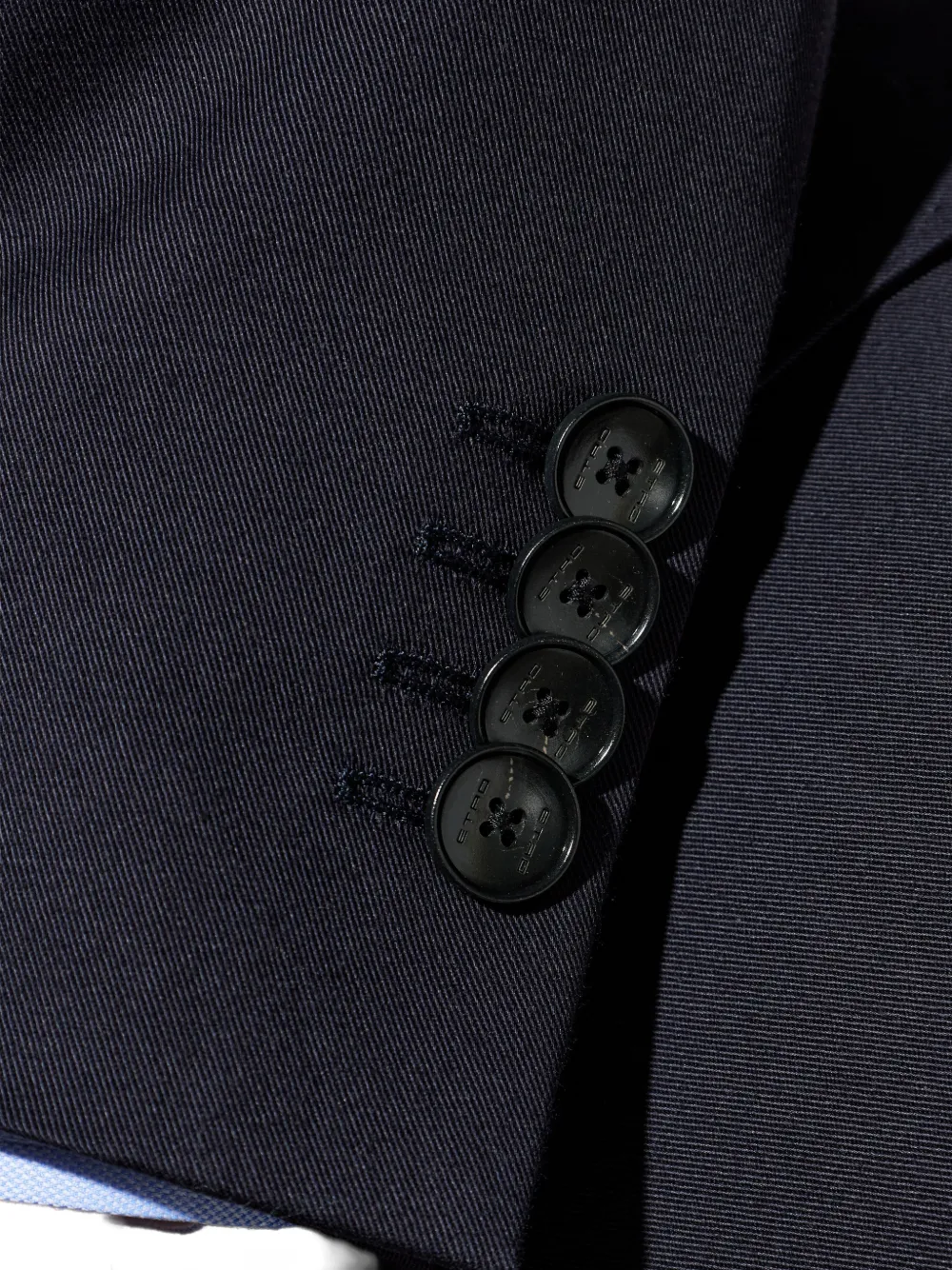 ETRO Blazer met enkele rij knopen Blauw