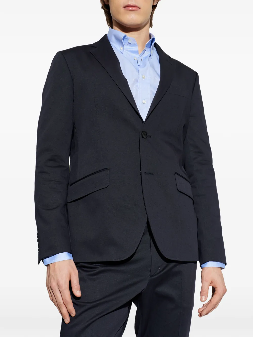 ETRO Blazer met enkele rij knopen Blauw