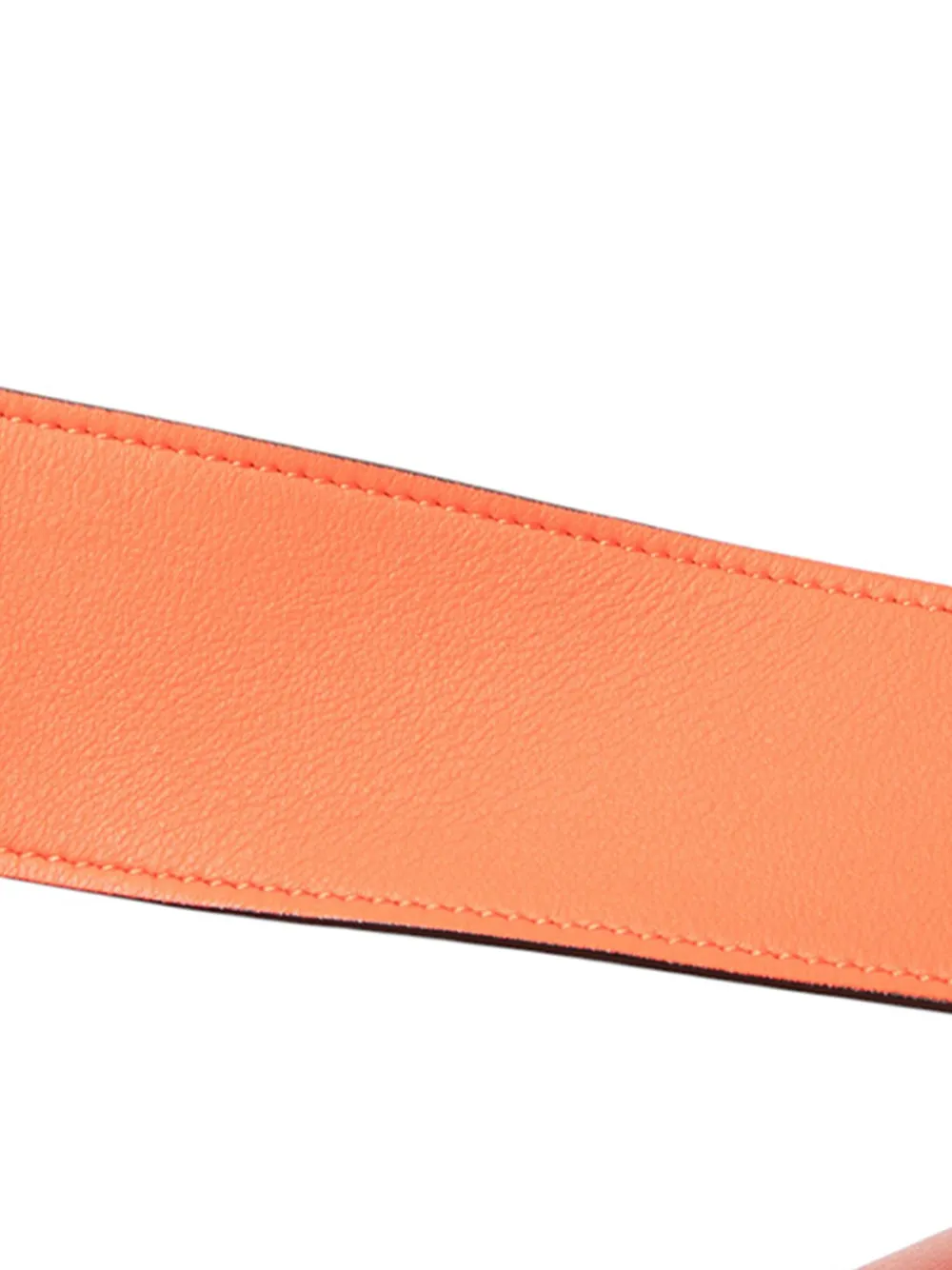 CELINE Pre-owned 2018 Leather Frame Shoulder Bag In Orange