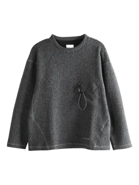 and Wander chest-pocket textured sweater