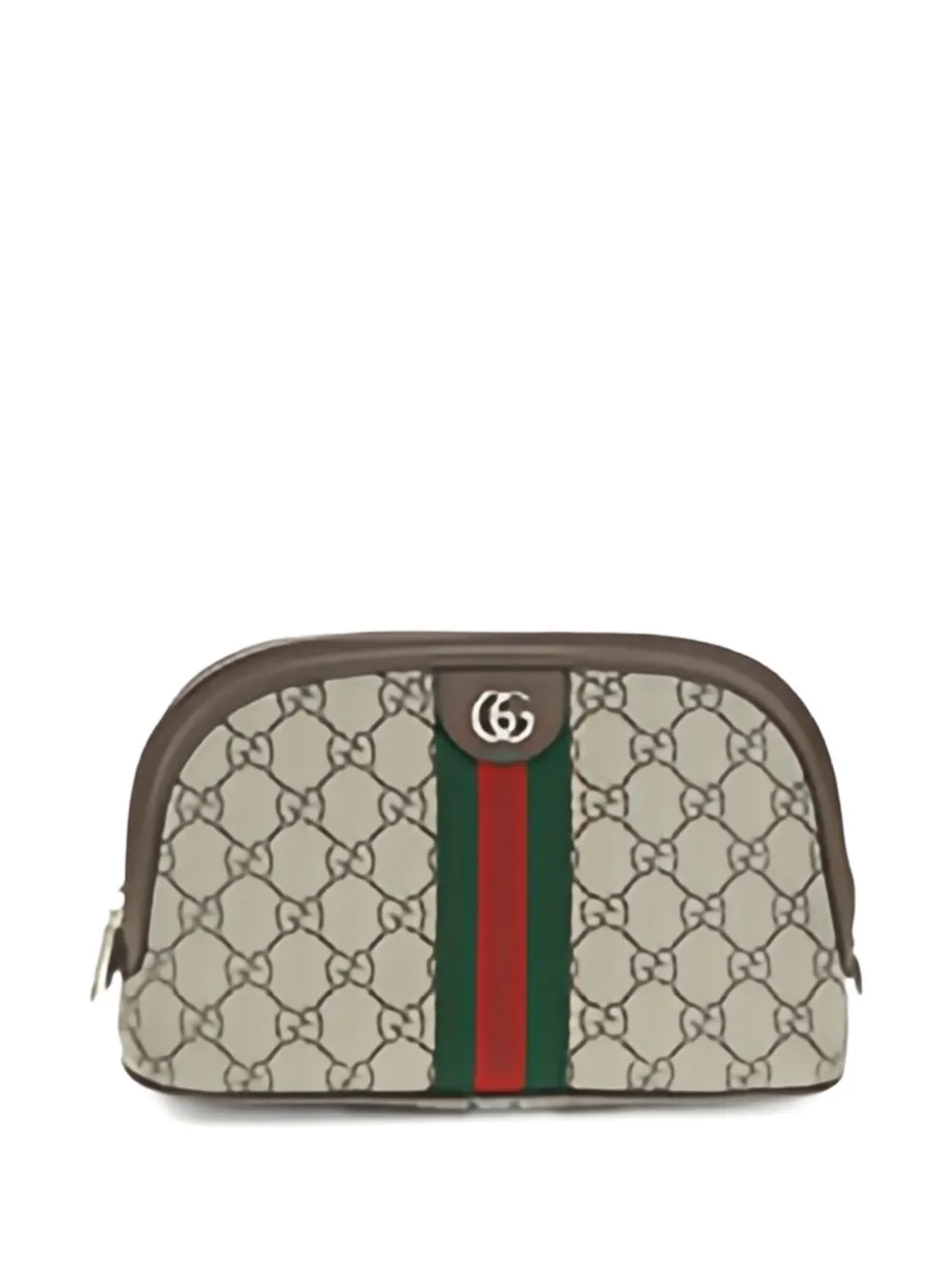 Gucci small Ophidia Double G zip-fastening bag Beige
