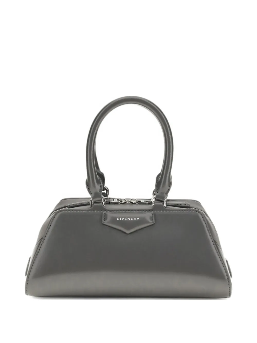 Givenchy mini Antigona East West tote bag | Grey | Image 1