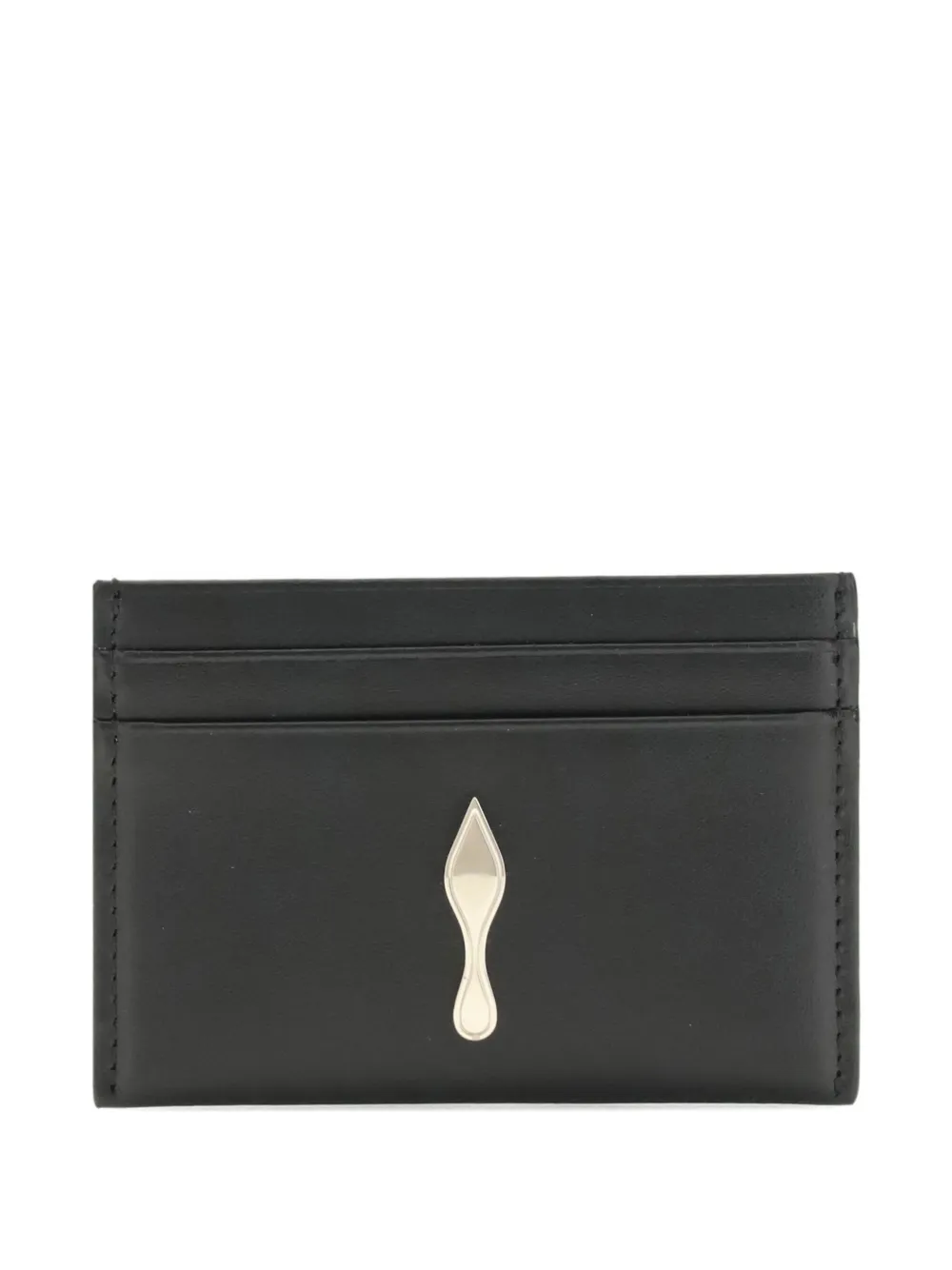Christian Louboutin Bettina engraved-logo wallet | Black | Image 1