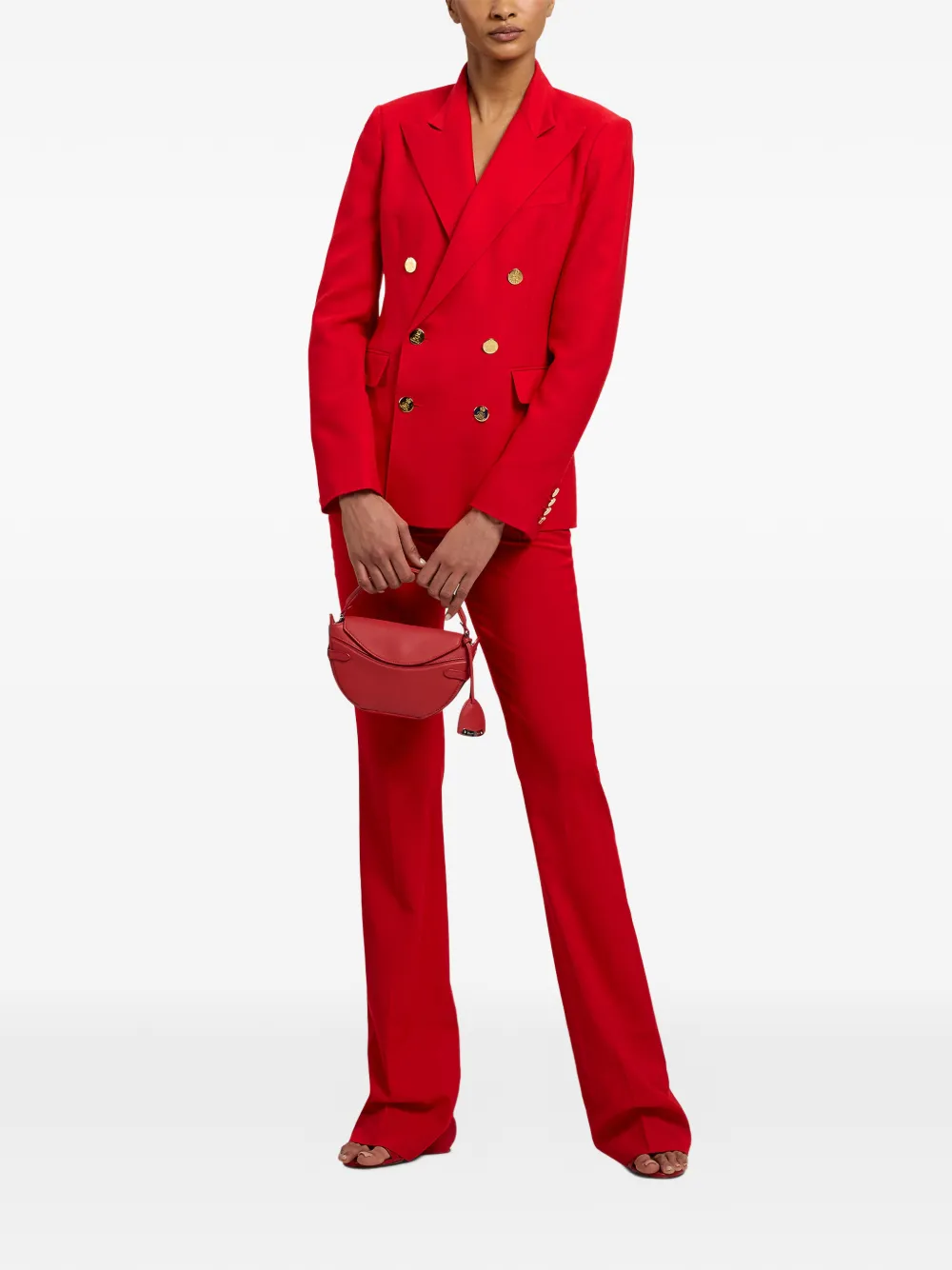  Ralph Lauren Collection Camden Double-breasted Blazer - Red 