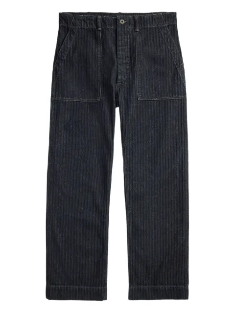 Ralph Lauren RRL herringbone-pattern cotton trousers