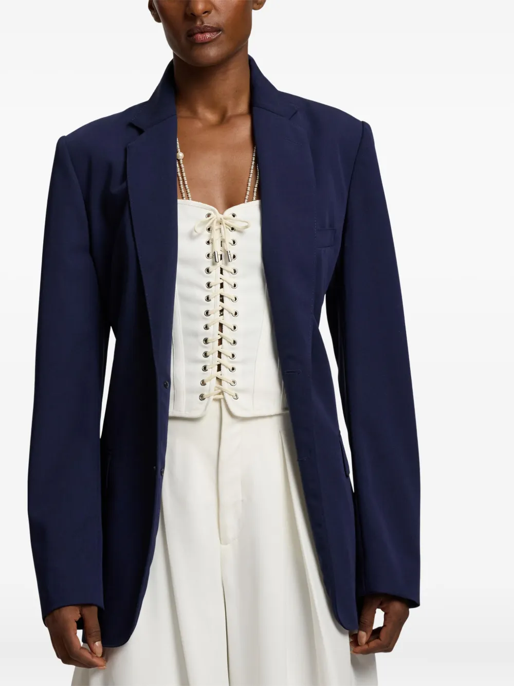 Ralph Lauren Collection Marcy jack met klepzak Blauw