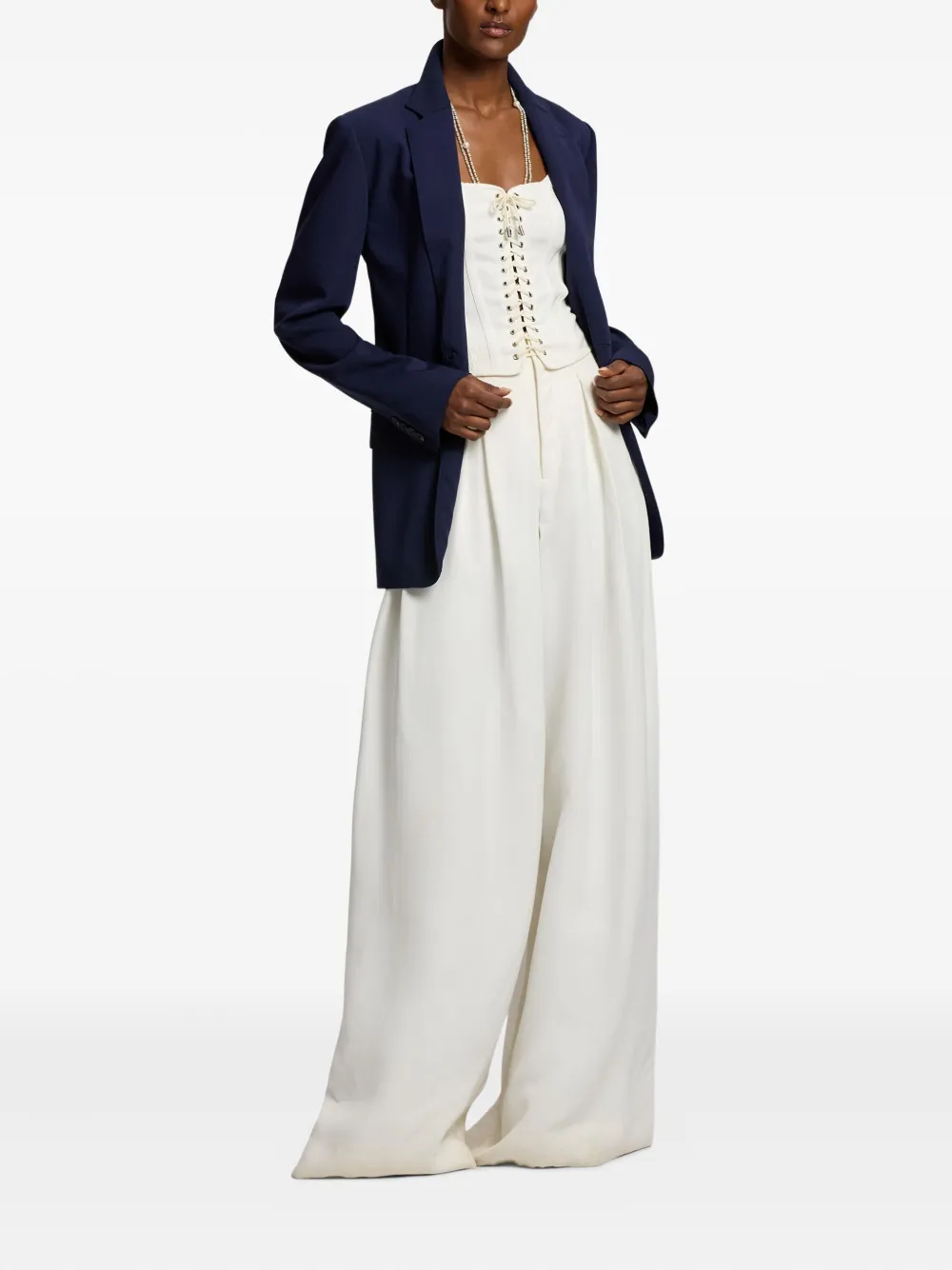 Ralph Lauren Collection Marcy jack met klepzak Blauw