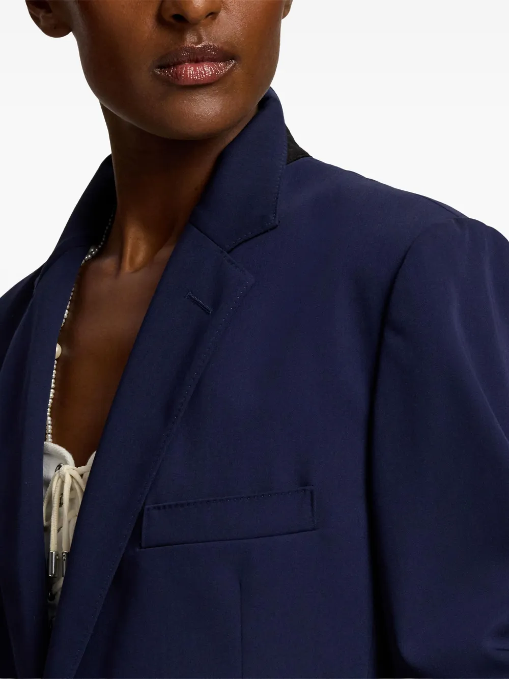 Ralph Lauren Collection Marcy jack met klepzak Blauw