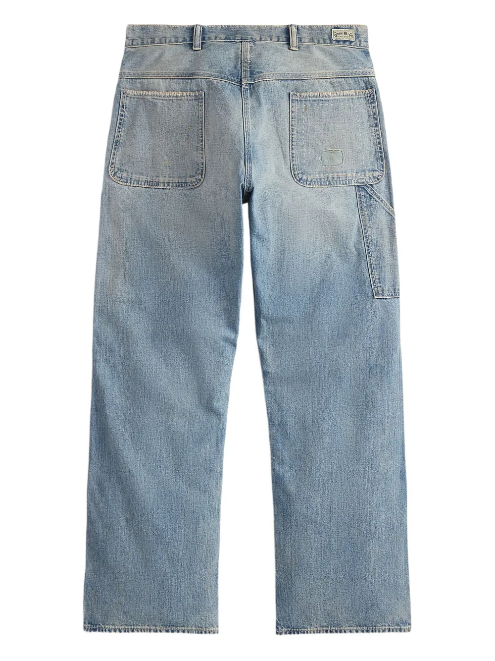  Ralph Lauren Rrl Vaqueros De Algodón Con Diseño Patchwork - Azul 