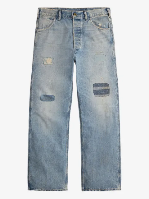 Ralph Lauren RRL patchwork cotton jeans 