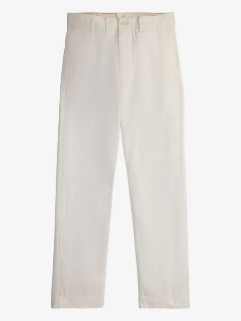 Ralph Lauren RRL pantalones de algodón con cierre de botón