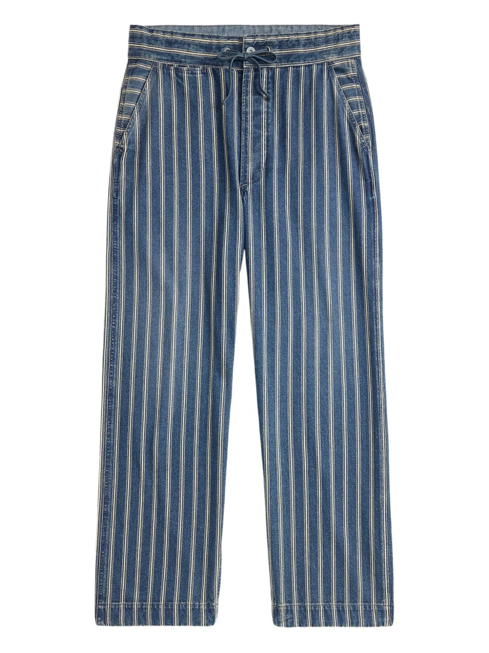 Ralph Lauren RRL Pantaloni a righe con coulisse - Blu