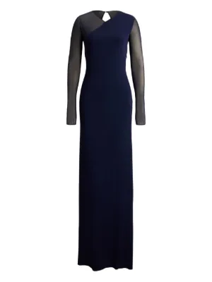 Lauren Ralph Lauren off-shoulder knot-detail Dress | Blue