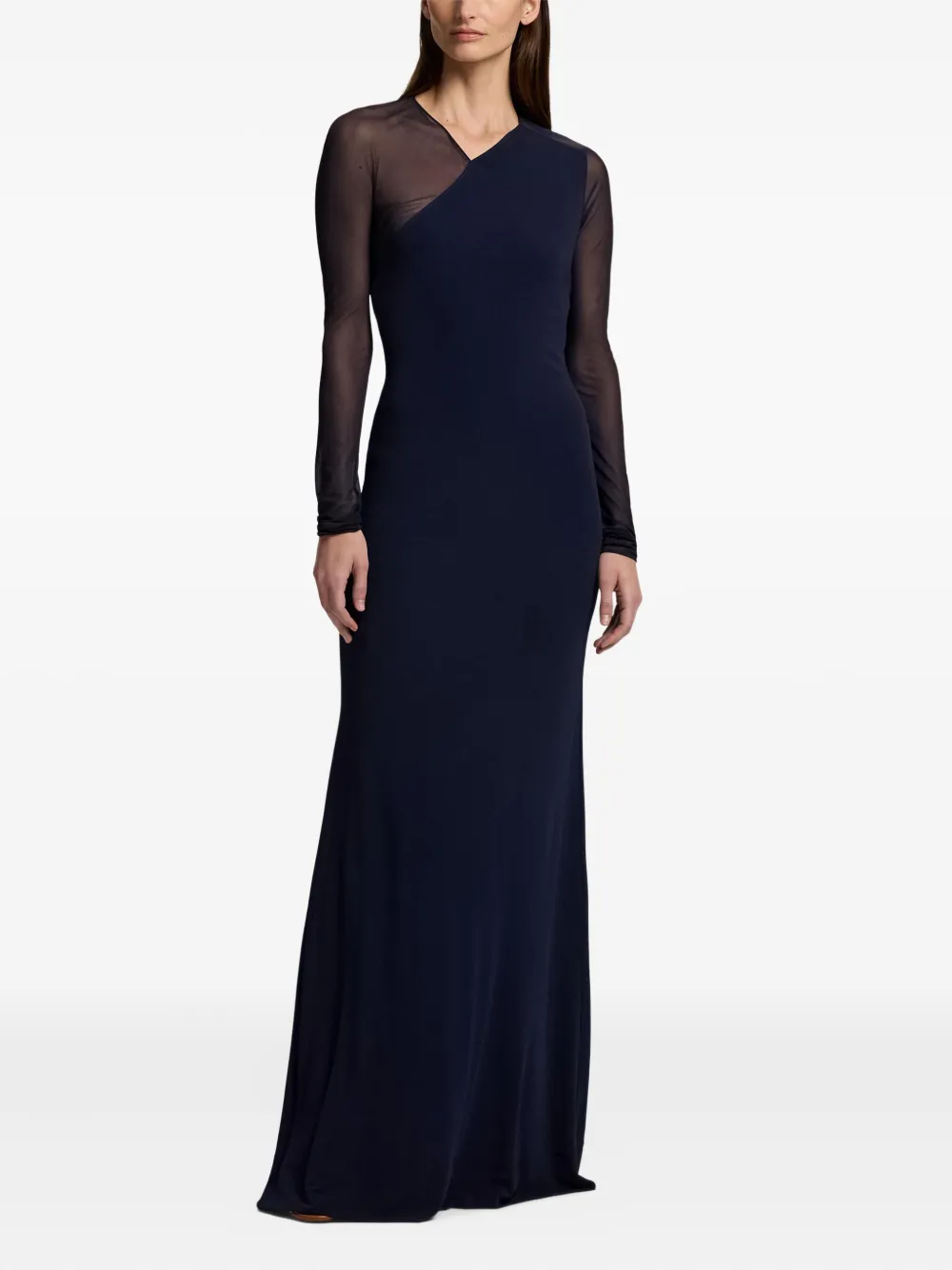 Ralph Lauren Collection Brynn maxi-jurk - Blauw