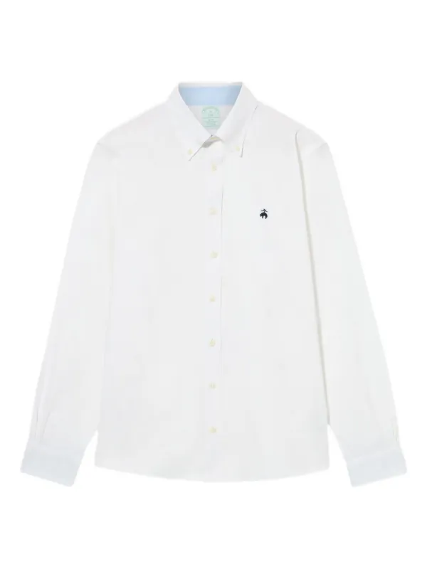 Brooks Brothers button-down-collar Shirt | White | FARFETCH GE Brooks Brothers button-down-collar Shirt | White | FARFETCH GE