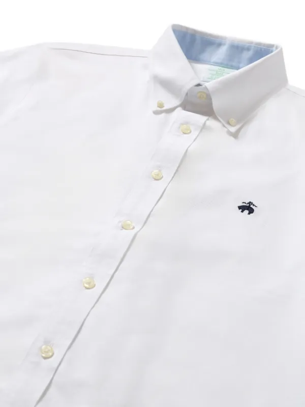 Brooks Brothers button-down-collar Shirt | White | FARFETCH GE Brooks Brothers button-down-collar Shirt | White | FARFETCH GE
