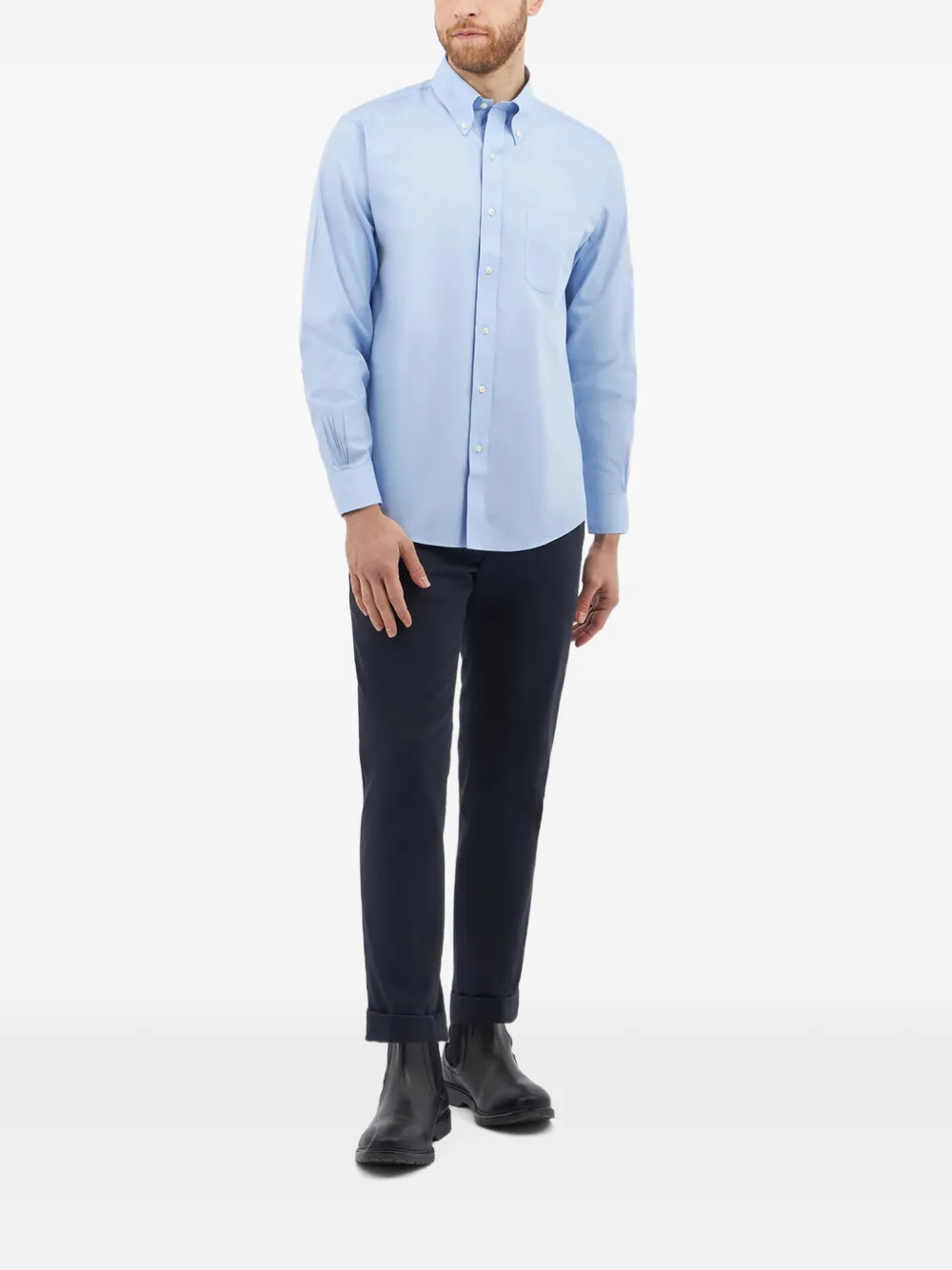 Brooks Brothers Overhemd met button-down kraag Blauw