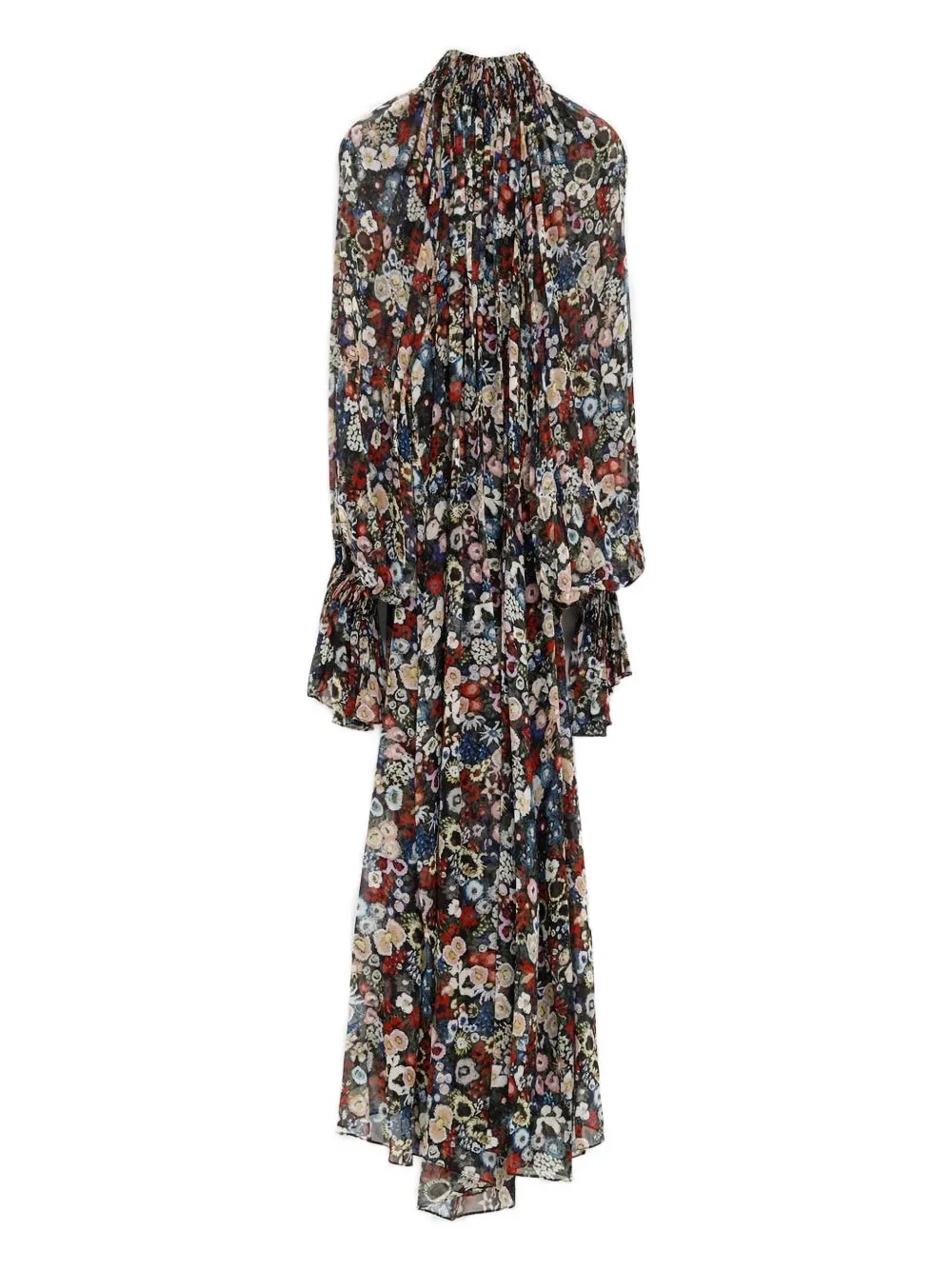 KHAITE Edgar floral maxi dress - Zwart