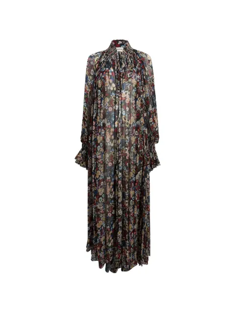 KHAITE Edgar floral-print maxi dress