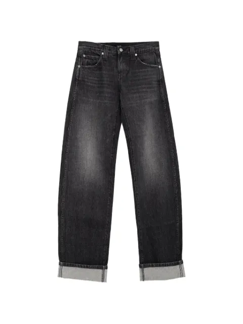 KHAITE cuffed denim jeans