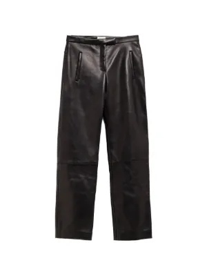 LOEWE レザーパンツ | ブラック | FARFETCH JP