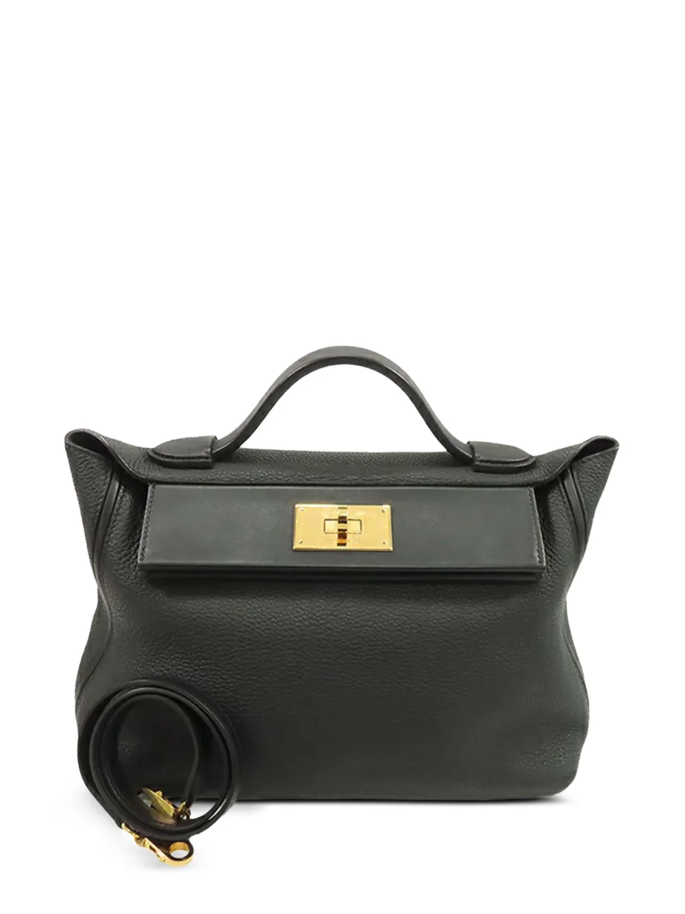 Hermès Pre-Owned 2021 Togo Swift 24/24 29 satchel | Black | Image 1