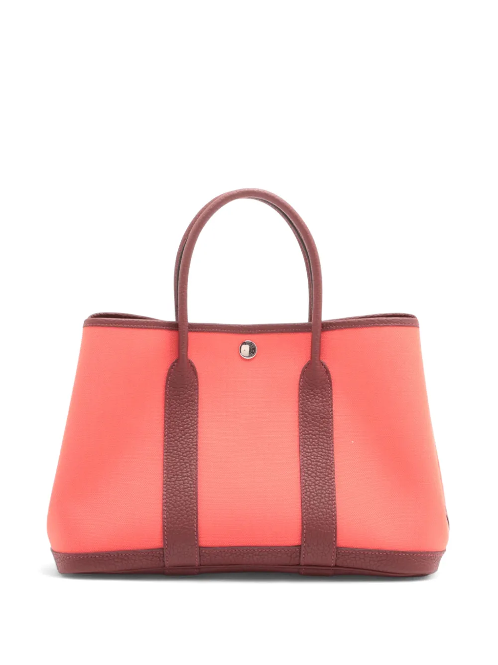 Hermès Pre-Owned 2023 Toile and Negonda Garden Party 30 satchel - レッド Hermès Pre-Owned 2023 Toile and Negonda Garden Party 30 satchel - レッド