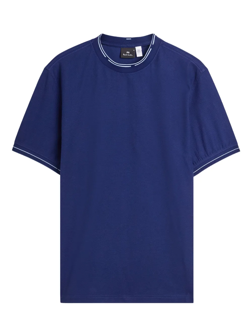 PS Paul Smith T-shirt con finitura a righe - Blu