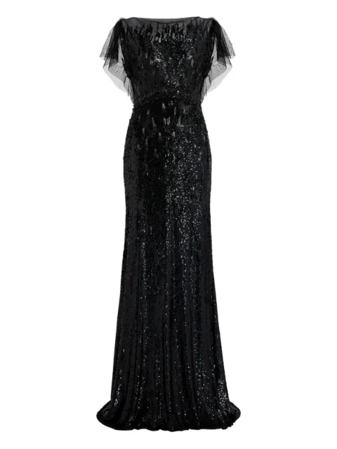 Jenny Packham Bonnie sequin-embellished tulle dress