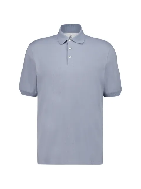 Brunello Cucinelli button short-sleeve polo shirt
