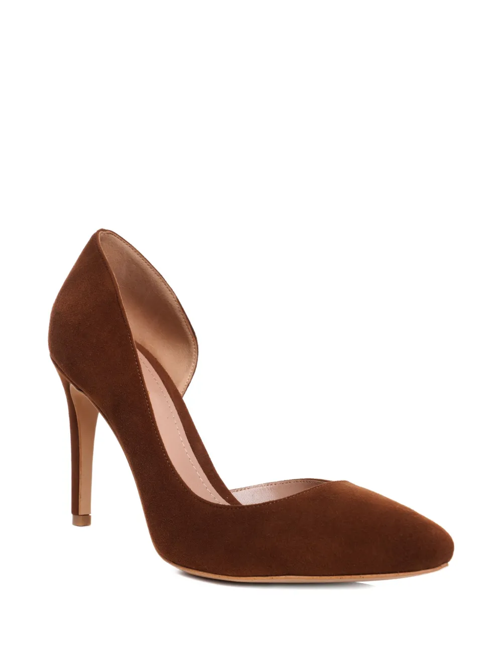 Ginissima Samantha Suede Pumps In Brown