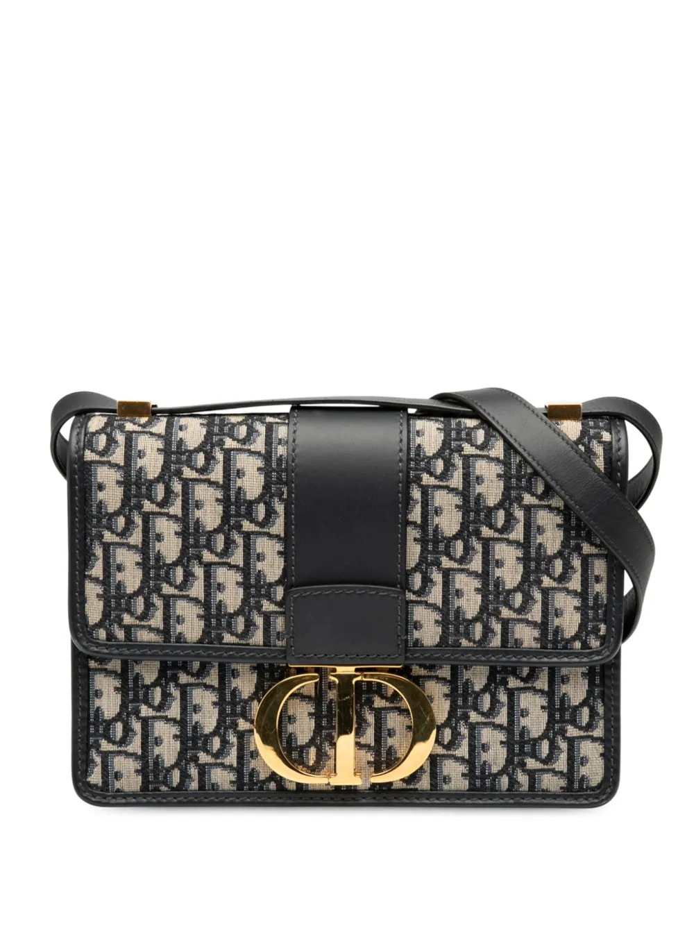 Christian Dior Pre-Owned 2020 Oblique Canvas 30 Montaigne Flap Christian Dior Pre-Owned 2020 Oblique Canvas 30 Montaigne Flap