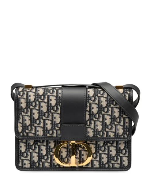 Christian Dior Pre-Owned 2020 Oblique Canvas 30 Montaigne Flap crossbody bag