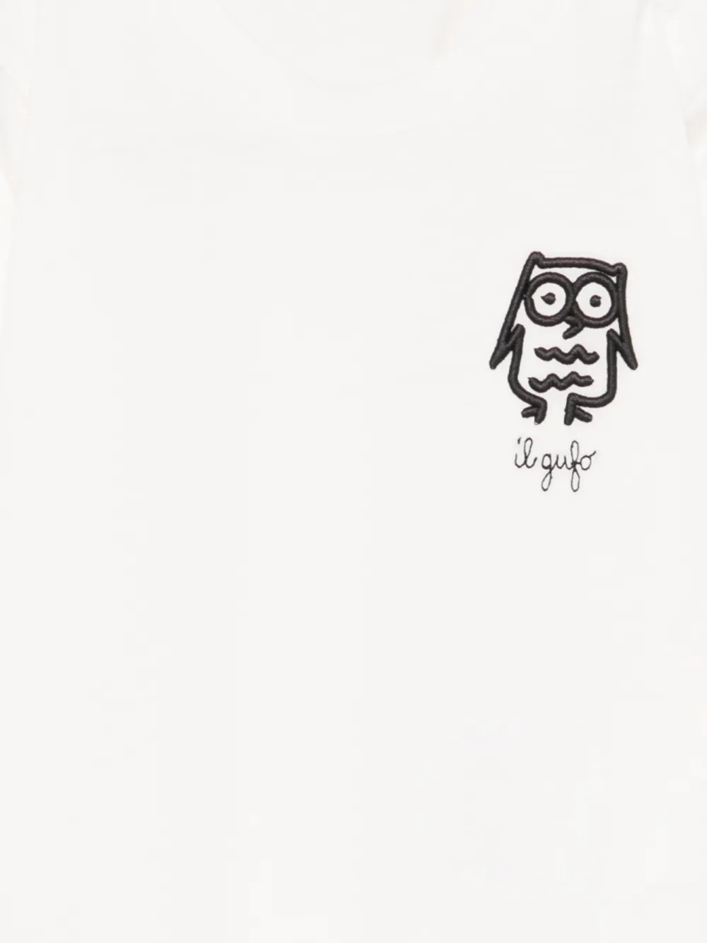Il Gufo Owl Long-sleeve T-shirt In White