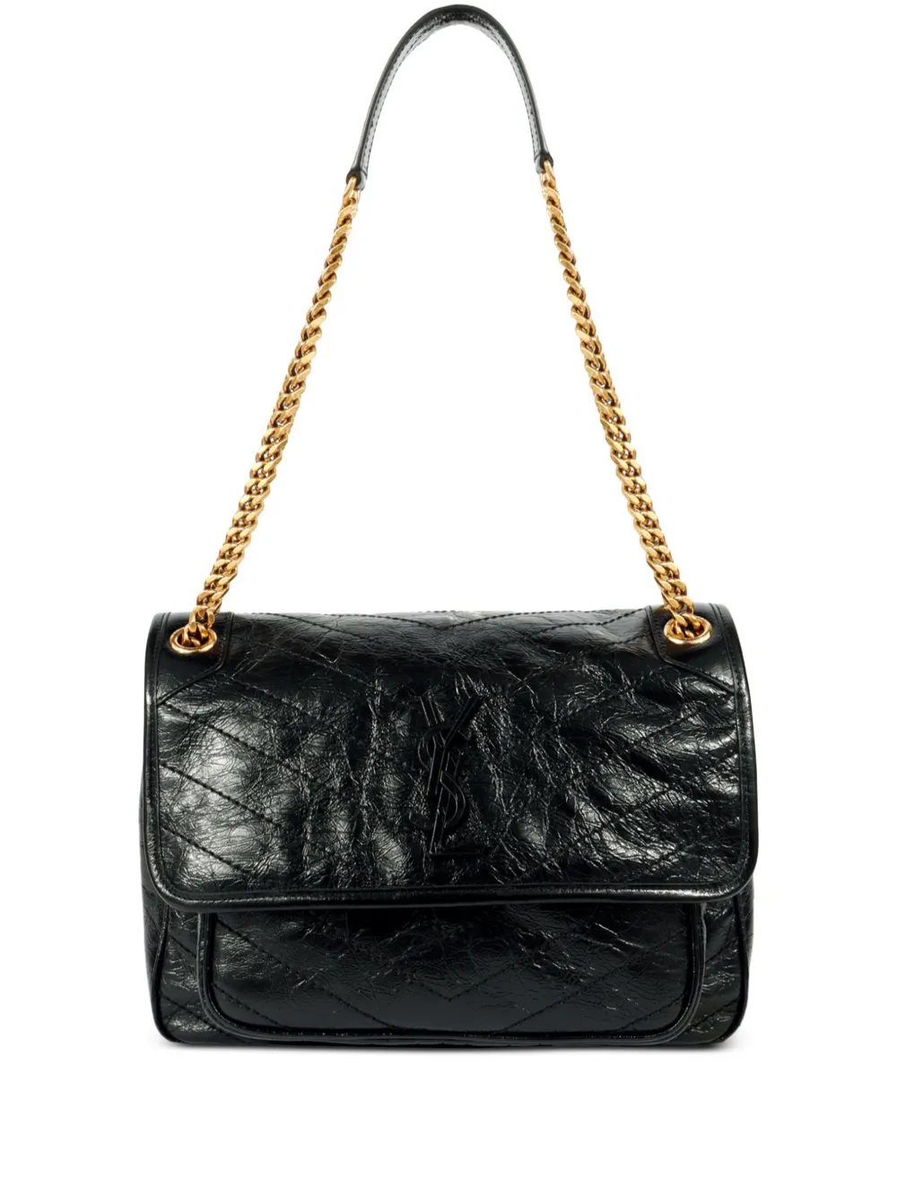 Saint Laurent medium Niki quilted chain bag - Black