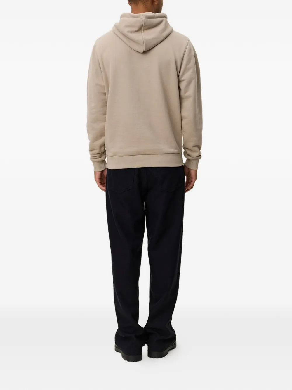 Les Deux Brady hoodie met logoprint Beige