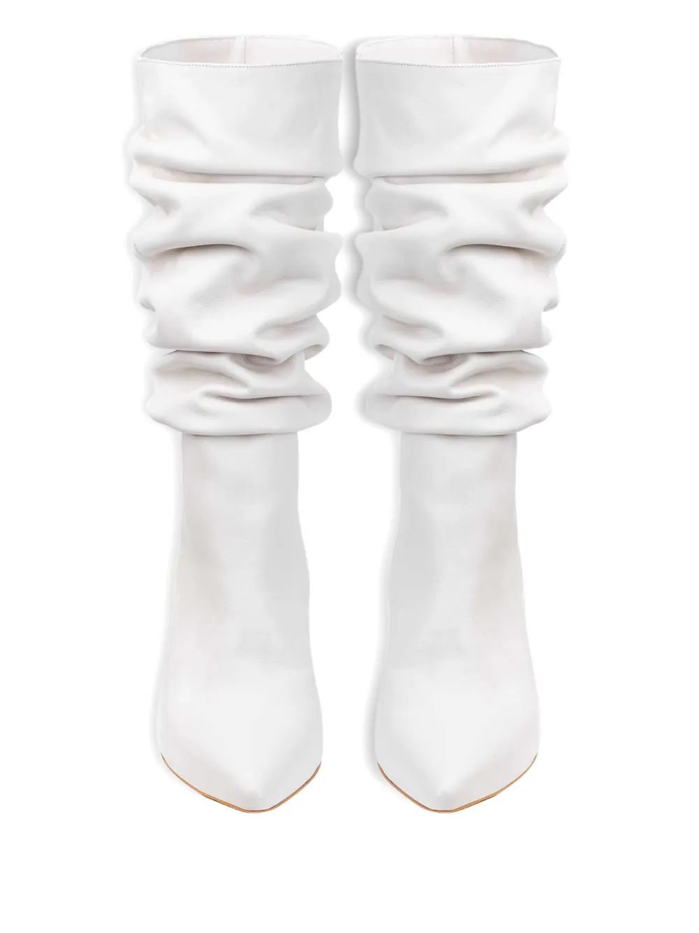Ginissima Eva Slouchy-design Boots In White