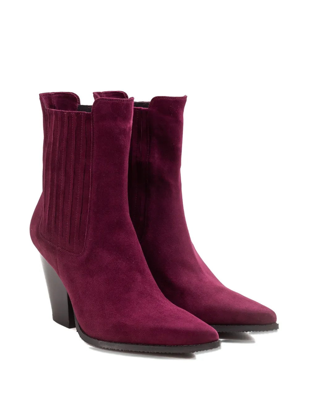 Ginissima 90mm Emily Ankle Boots In Burgundy