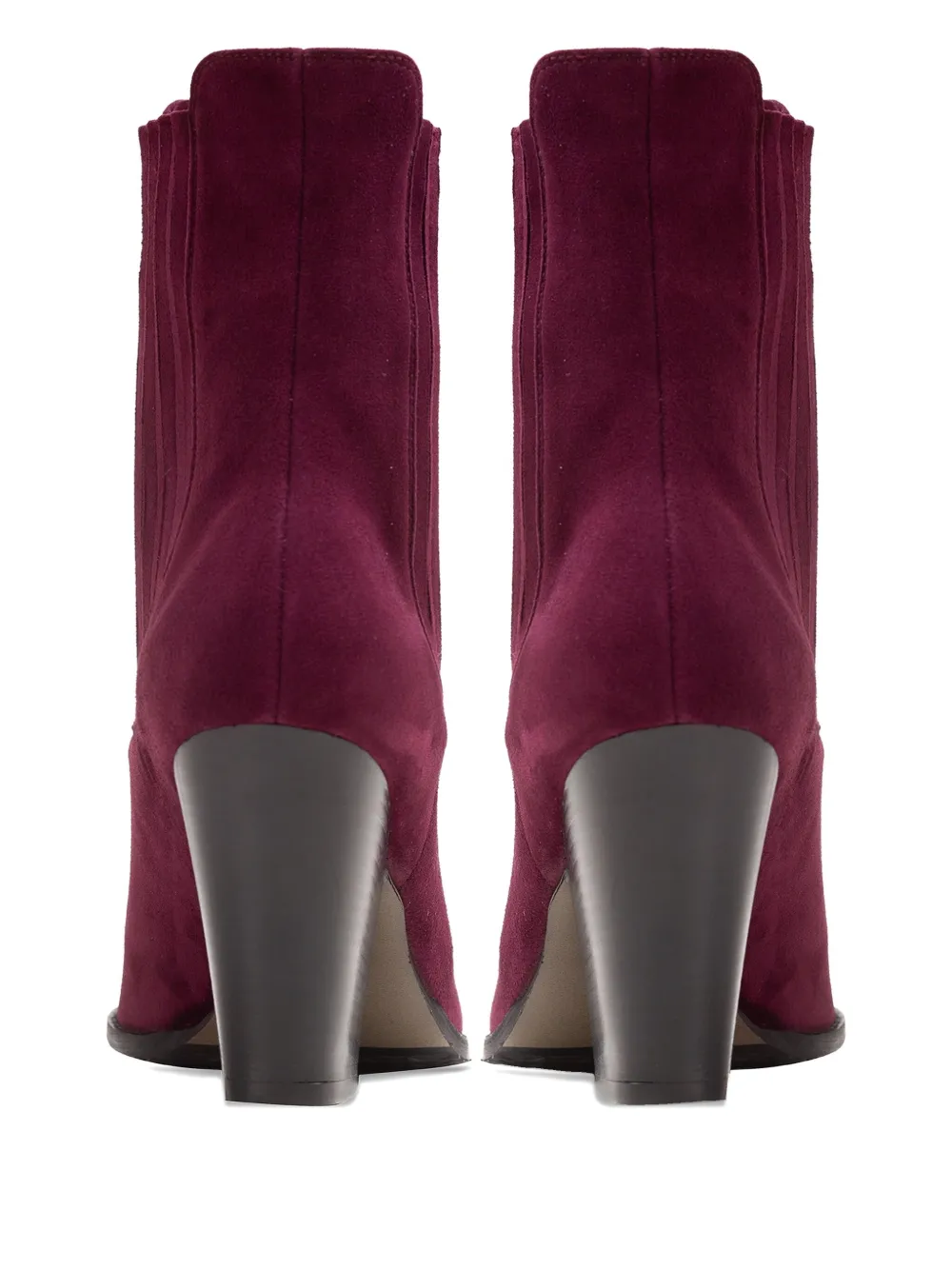 Ginissima 90mm Emily Ankle Boots In Burgundy