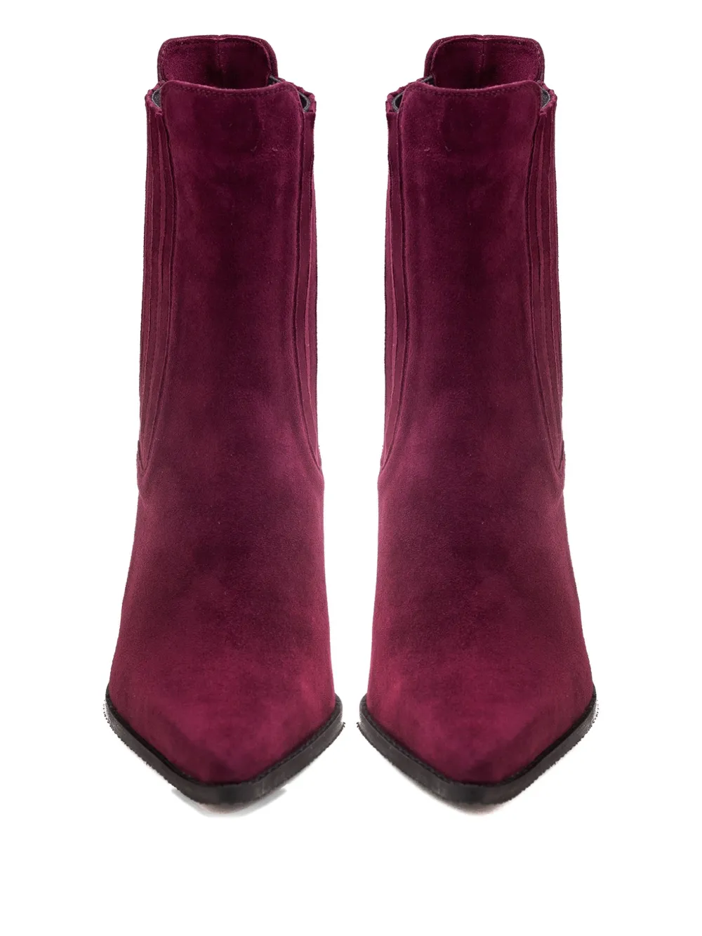 Ginissima 90mm Emily Ankle Boots In Burgundy