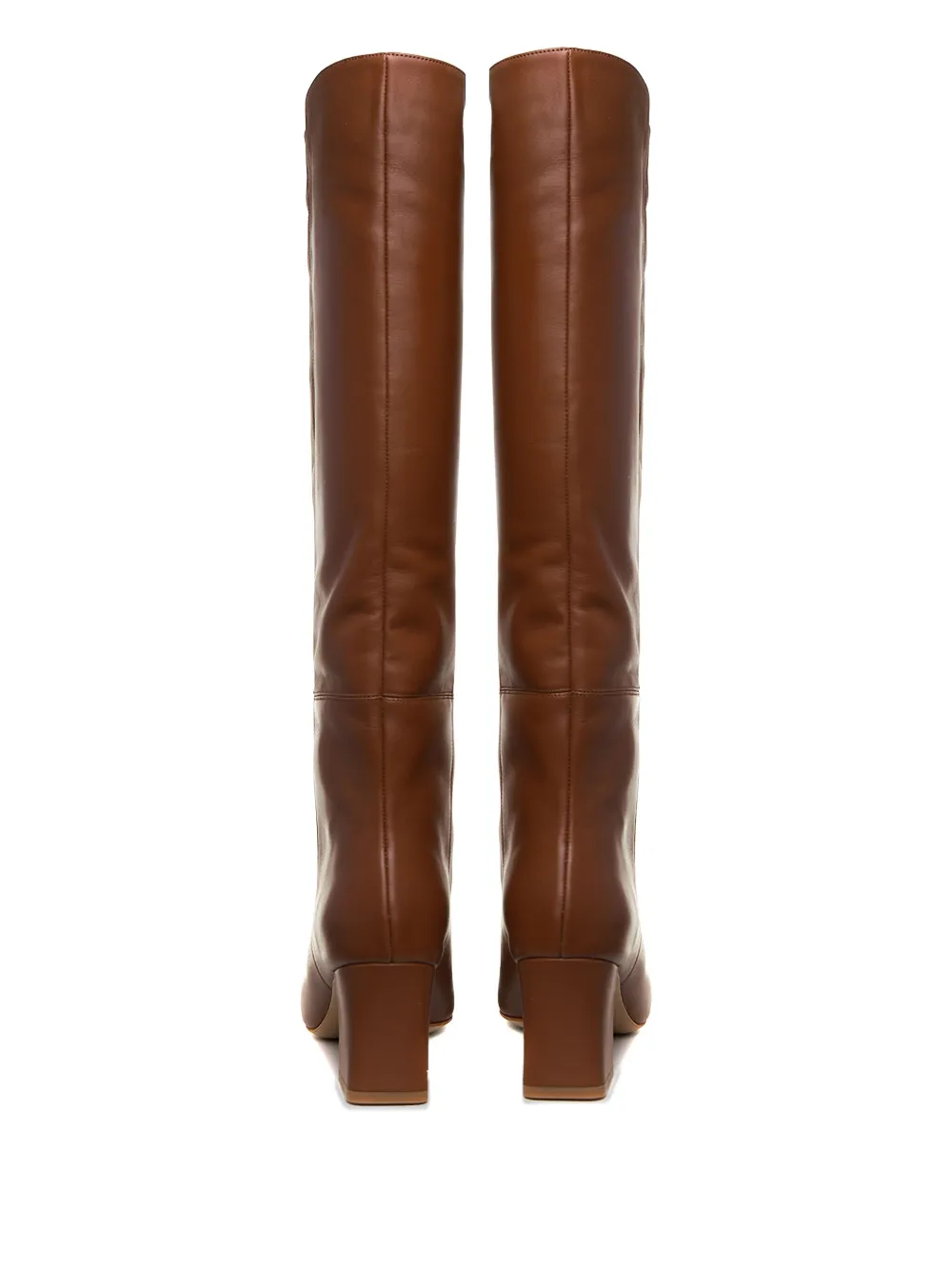 Ginissima 65mm Milla Pointed-toe Boots In Brown