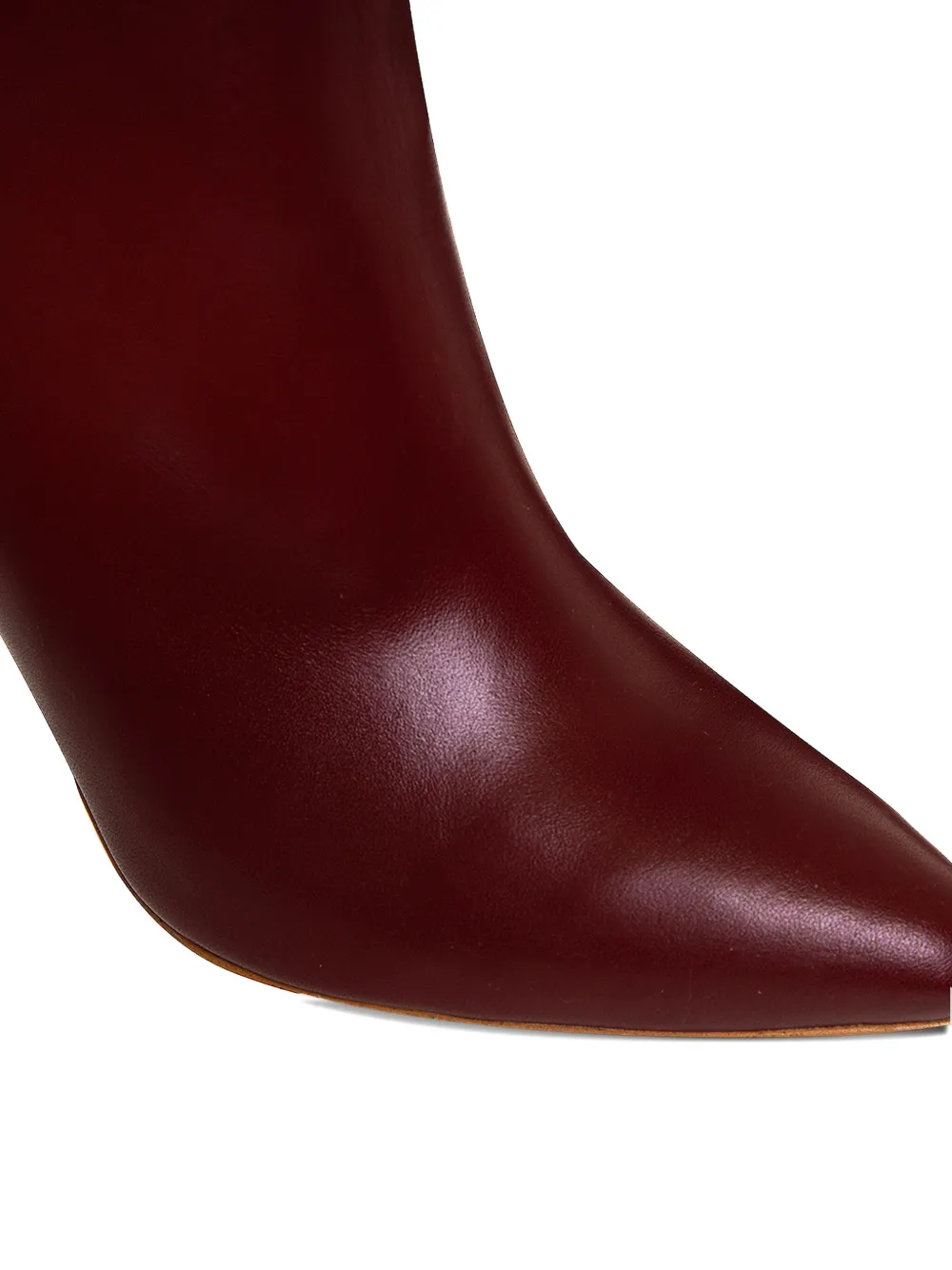 Ginissima 95mm Milana Thigh-high Boots In Burgundy