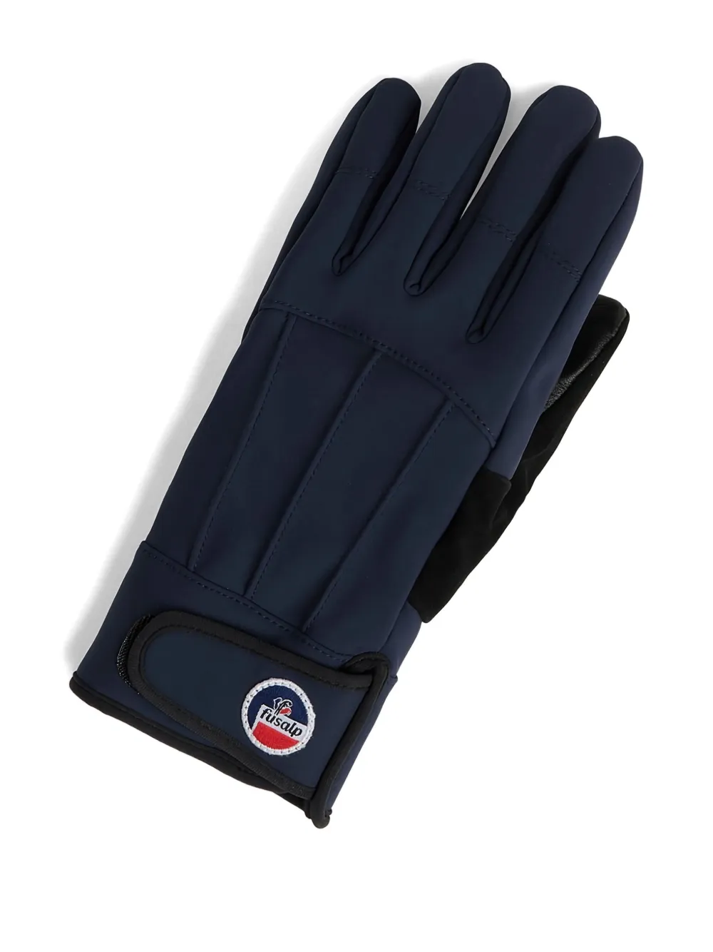 Fusalp Glacier M skihandschoenen met leren vlak Blauw