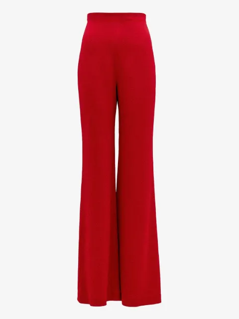 Silvia Tcherassi Palermo flared-legs trousers