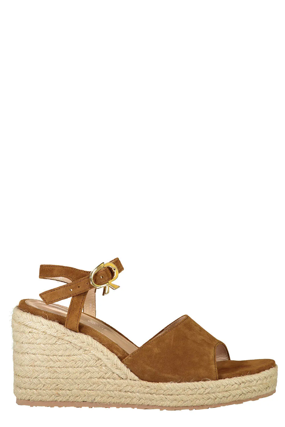 Gianvito Rossi Platform Wedge Sandals In Brown