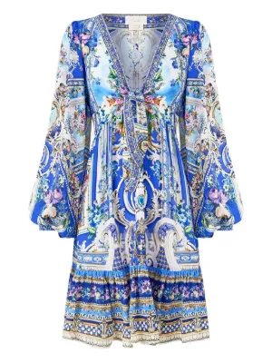 Camilla ベルテッド ドレス | ブルー | FARFETCH JP